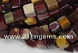 CMK70 15.5 inches 8*8mm cube mookaite gemstone beads wholesale