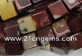 CMK72 15.5 inches 12*12mm cube mookaite gemstone beads wholesale