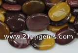 CMK74 15.5 inches 10*15mm oval mookaite gemstone beads wholesale