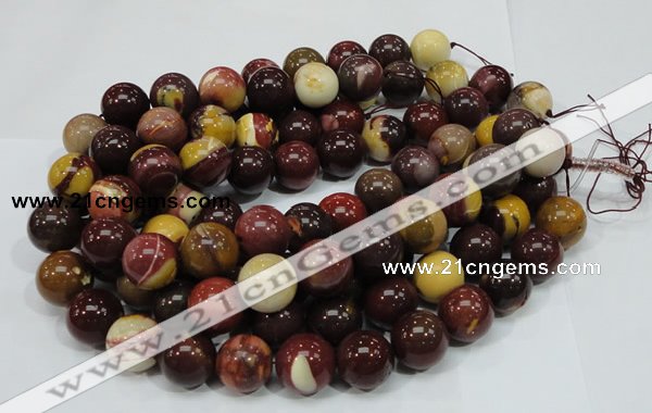 CMK81 15.5 inches 16mm round mookaite gemstone gemstone beads