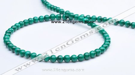 CMN02 A grade 4mm round natural malachite beads wholesale