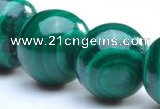 CMN03 A grade round 5mm natural malachite beads Wholesale