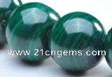 CMN05 8mm round A grade natural malachite beads wholesale