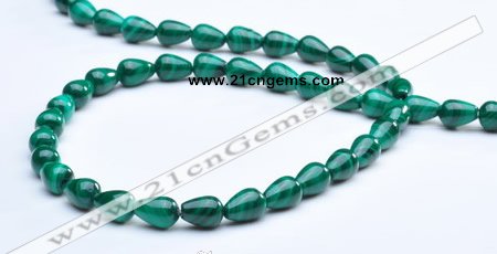 CMN09 A grade 5*7mm teardrop natural malachite beads Wholesale