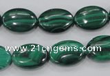 CMN104 15.5 inches 13*18mm oval natural malachite beads wholesale