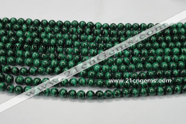 CMN150 AA grade 6mm round natural malachite beads Wholesale