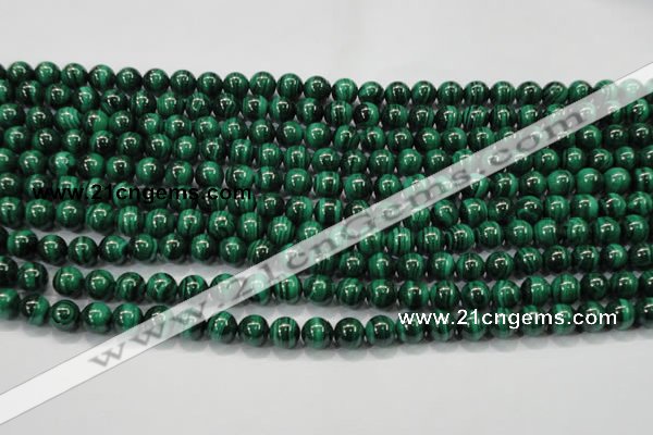 CMN151 AA grade 8mm round natural malachite beads Wholesale