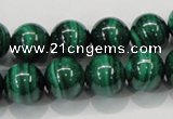 CMN155 AA grade 16mm round natural malachite beads Wholesale