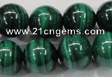 CMN157 AA grade 20mm round natural malachite beads Wholesale