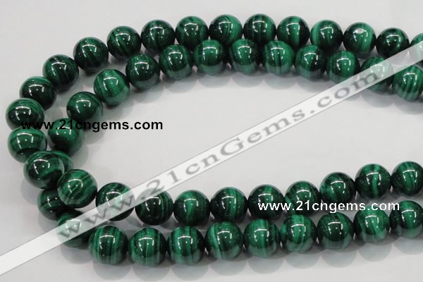 CMN157 AA grade 20mm round natural malachite beads Wholesale