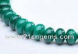 CMN16 A grade 4*6mm roundel natural malachite beads Wholesale