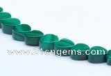 CMN18 A grade 3*6mm heart natural malachite beads Wholesale