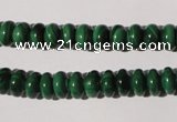 CMN205 15.5 inches 5*8mm rondelle natural malachite beads wholesale