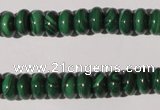 CMN206 15.5 inches 5*9mm rondelle natural malachite beads wholesale