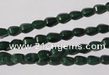 CMN228 15.5 inches 4*6mm faceted teardrop natural malachite beads