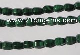 CMN229 15.5 inches 5*7mm faceted teardrop natural malachite beads