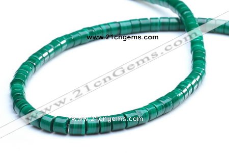 CMN23 3*4mm column shape A grade natural malachite beads