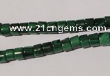 CMN235 15.5 inches 4*6mm heishi natural malachite beads wholesale