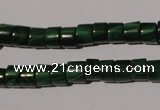 CMN236 15.5 inches 5*7mm heishi natural malachite beads wholesale