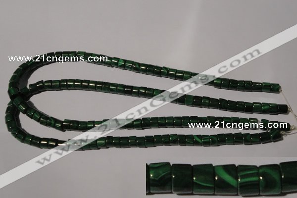 CMN236 15.5 inches 5*7mm heishi natural malachite beads wholesale