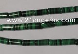CMN237 15.5 inches 4*8mm tube natural malachite beads wholesale