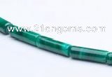 CMN24 5*13mm column shape A grade natural malachite beads