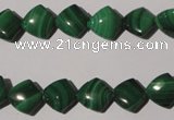 CMN289 15.5 inches 10*10mm trapezoid natural malachite beads