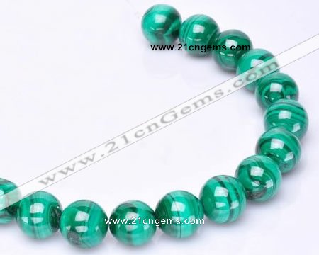 CMN29 AB grade 18mm round natural malachite beads Wholesale