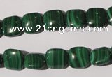 CMN293 15.5 inches 10*10mm square natural malachite beads wholesale