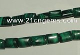 CMN310 15.5 inches 6*8mm rectangle natural malachite beads wholesale