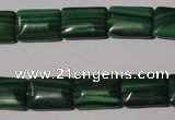 CMN314 15.5 inches 10*14mm rectangle natural malachite beads wholesale