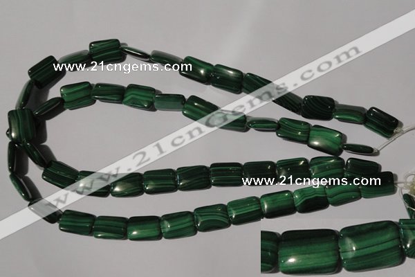 CMN315 15.5 inches 12*16mm rectangle natural malachite beads wholesale