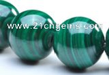 CMN34 18mm A grade round natural malachite beads Wholesale