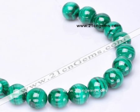 CMN38 AB grade 6mm round natural malachite beads Wholesale