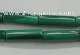 CMN411 15.5 inches 4*13mm tube natural malachite beads wholesale