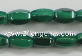 CMN422 15.5 inches 5*8mm faceted rice natural malachite beads