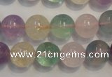 CMQ214 15.5 inches 12mm round multicolor quartz gemstone beads