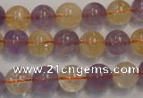 CMQ217 15.5 inches 10mm round multicolor quartz gemstone beads