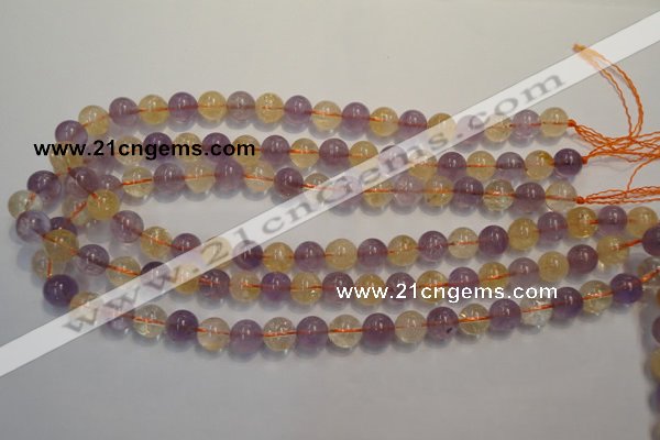 CMQ217 15.5 inches 10mm round multicolor quartz gemstone beads