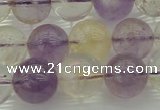 CMQ314 15.5 inches 12mm round citrine & amethyst beads wholesale