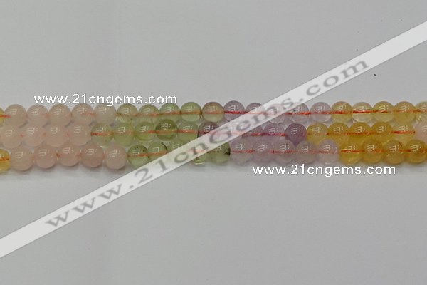 CMQ322 15.5 inches 8mm round mixed quartz beads wholesale