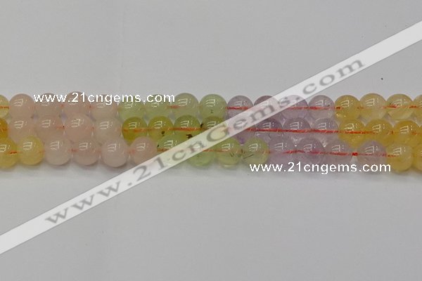 CMQ323 15.5 inches 10mm round mixed quartz beads wholesale