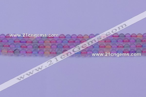 CMQ331 15.5 inches 6mm round colorful quartz beads wholesale