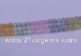 CMQ362 15.5 inches 8mm round rainbow quartz beads wholesale