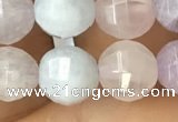 CMQ423 15.5 inches 10mm faceted round natural mixed quartz beads