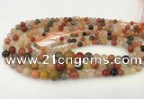 CMQ448 15.5 inches 4mm - 12mm round mixed quartz graduated beads