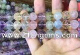 CMQ453 15.5 inches 12mm round rainbow quartz beads wholesale