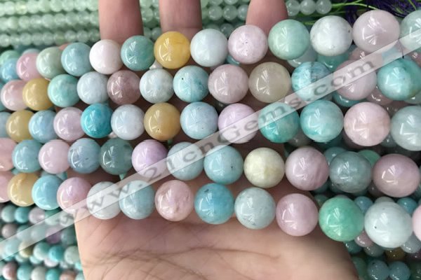 CMQ468 15.5 inches 10mm round mixed gemstone beads wholesale