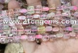 CMQ503 15.5 inches 8*8mm square colorfull quartz beads wholesale