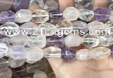 CMQ524 10*13mm - 13*18mm faceted nuggets colorfull quartz beads